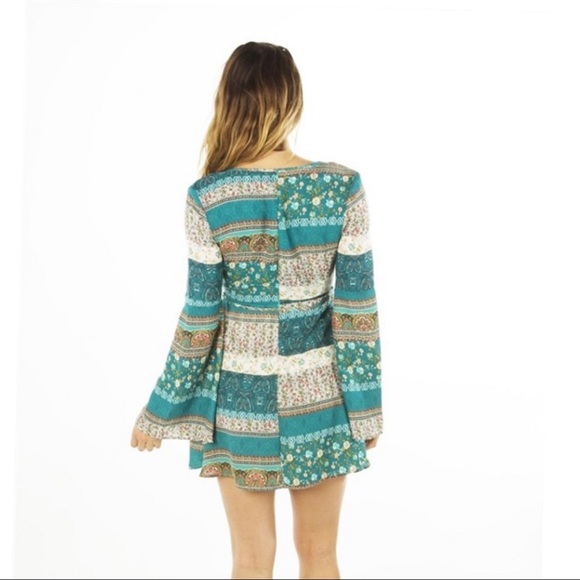 Floral print mini dress - Picture 4 of 4